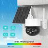 ANBERX Outdoor Security Camera, 2K/3MP Night Vision Security Cameras Wireless Outdoor with PIR Motion Sensor IP66 Waterproof Solar Camera Security Outdoor(Black) view 2