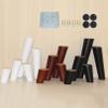LUOFDCLDDD Furniture LegsTapered Woodenniture Legs,4 Pieces Sofa Legs,Replacementniture Feet,Oak Cabinets Legs,For Tv Cabinet,Table,Chair,Cabinet,Coffee Table,With Mounting Plate and Screws/White/6Cm view 4