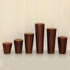LUOFDCLDDD Furniture LegsTapered Woodenniture Legs,4 Pieces Sofa Legs,Replacementniture Feet,Oak Cabinets Legs,For Tv Cabinet,Table,Chair,Cabinet,Coffee Table,With Mounting Plate and Screws/Walnut/18 view 3