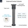 INNOREL ER322C Universal Carbon Fiber Tripod Center Column Extension Pole - 10 Layers, 32.5mm Tube, 55lbs Max Load, Black, Compatible with DSLR Camera, Tripod & Monopod view 2