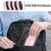 [Pack of 100] Kids Disposable Face Masks, Individually Wrapped 4-Layers Premium kf94 mask kids colorful Earloop(Age 3 to 9) (Kid 100pcs, Q) view 4