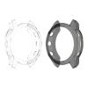 Case Compatible with Garmin Fenix 7 7S 7X, TPU Soft Silicone Bumper for Fenix7 7S 7X Protective Frame Shell Sleeve Smartwatch (Fenix 7, Black+Transparent) view 1