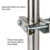 Antenna Mast to Mast Clamp Bracket Kit with V Jaw Blocks for 1"-2.5" OD Poles, Heavy Duty Mounting Hardware for Ham TV Network Antennas, Security Cameras, Weather Station view 2
