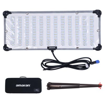 Aputure amaran F21x Bi-Color V-Mount LED Mat Foldable Flexible LED Light 2500K- 7500K CRI 95+, TLCI 98 App Control for Video Studio Photography Film Lighting with Sftobox,Carring Case (Amaran F21x)