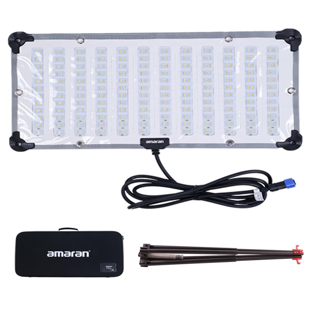 Aputure amaran F21x Bi-Color V-Mount LED Mat Foldable Flexible LED Light 2500K- 7500K CRI 95+, TLCI 98 App Control for Video Studio Photography Film Lighting with Sftobox,Carring Case (Amaran F21x)