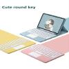 Galaxy Tab S8 Ultra 14.6'' 2022 Keyboard Cover (SM-X900/X906) with Wireless Mouse Trackpad Keyboard Magnetic Detachable BT Keyboard Cute Round Key(Galaxy Tab S8 Ultra, Black) view 2