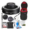 Nikon Z Teleconverter TC-1.4X for Z 70-200mm Lens (20098) with 64GB Ultra SDHC Memory Card + Padded Lens Case + 70-Inch Pro Monopod + Cap Keeper + Lens Cleaning Kit (Renewed) view 1