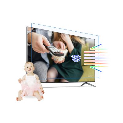 KIOP Anti Glare Out Blue Light Multi-Function TV Screen Protector for 50 55 65 75 Inch Multi-Function Matte TV Screen Protector Film,50" L1095*W616