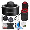 Nikon Z Teleconverter TC-2x for Z 70-200mm Lens (20099) with 64GB Ultra SDHC Memory Card + Padded Lens Case + 70-Inch Pro Monopod + Cap Keeper + Lens Cleaning Kit (Renewed) view 1