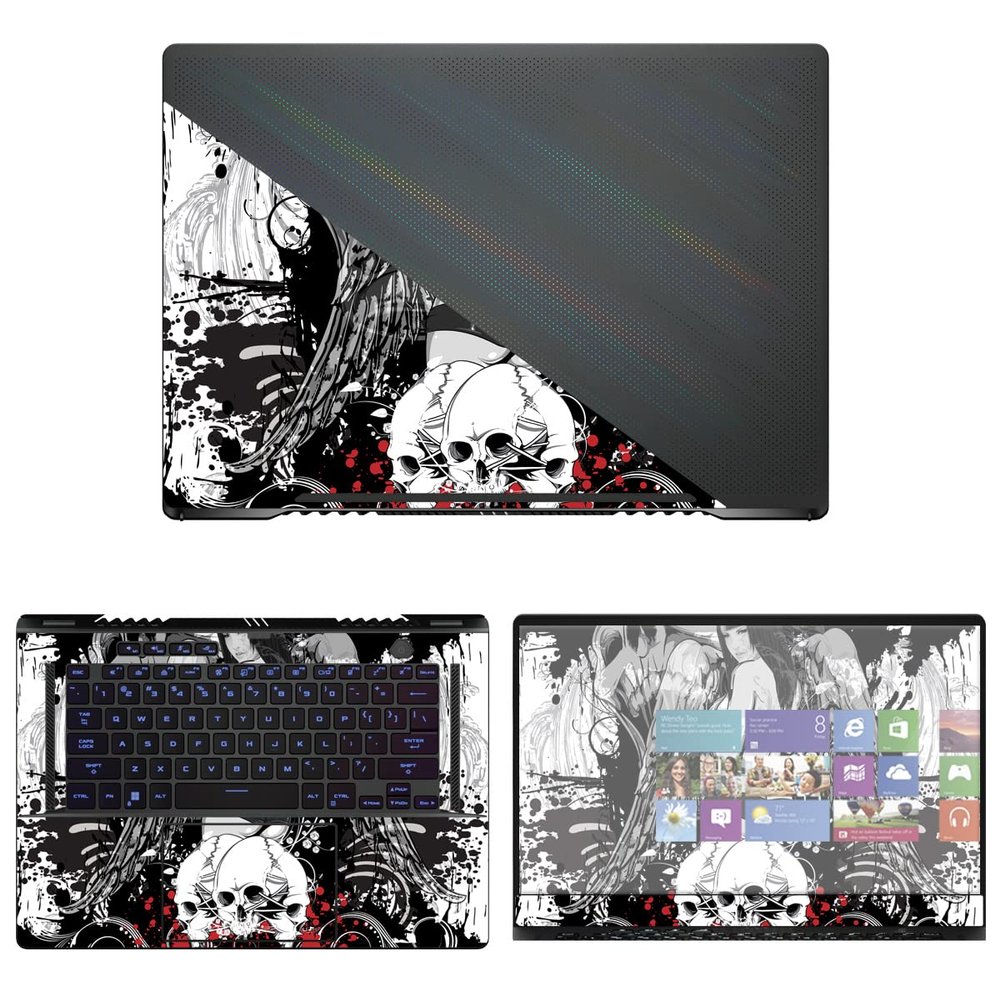Decalrus - Protective Decal Sticker for The Asus ROG Zephyrus GA503 (15.6" Screen) case Cover wrap ASrogZep15_GA503-23