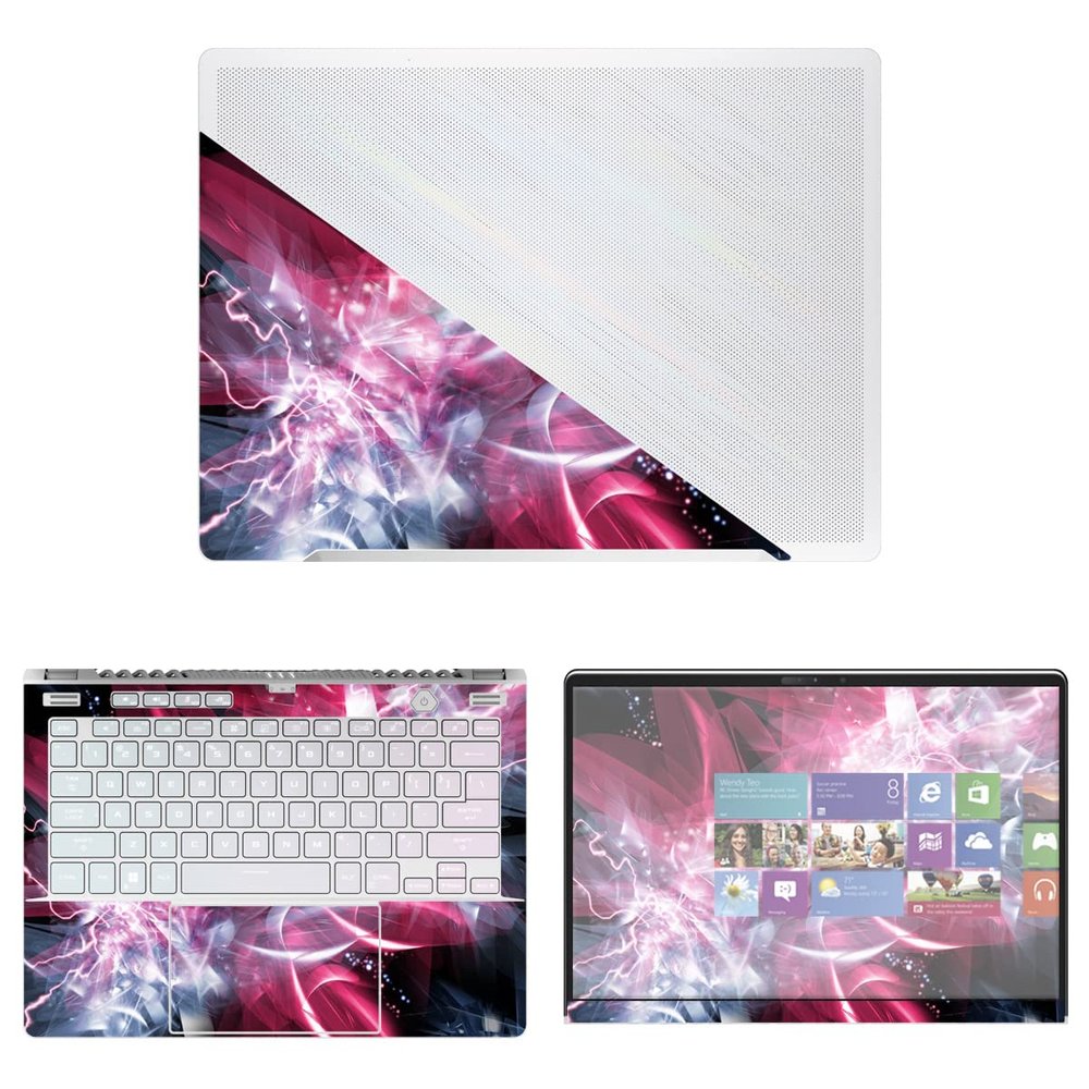 Decalrus - Protective Decal Skin Sticker for The Asus ROG Zephyrus G14 GA402 (14" Screen) case Cover wrap ASrogZep14_GA402-76