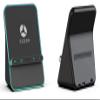 Wireless Charging Audio Dock by Azpen with Dual 8 watts Bluetooth Speakers, Upgraded Microphone for Handsfree Call, Wireless Charger for iPhone 15 14 13 12 11 and Samsung S23 S22 S21 S20 view 1