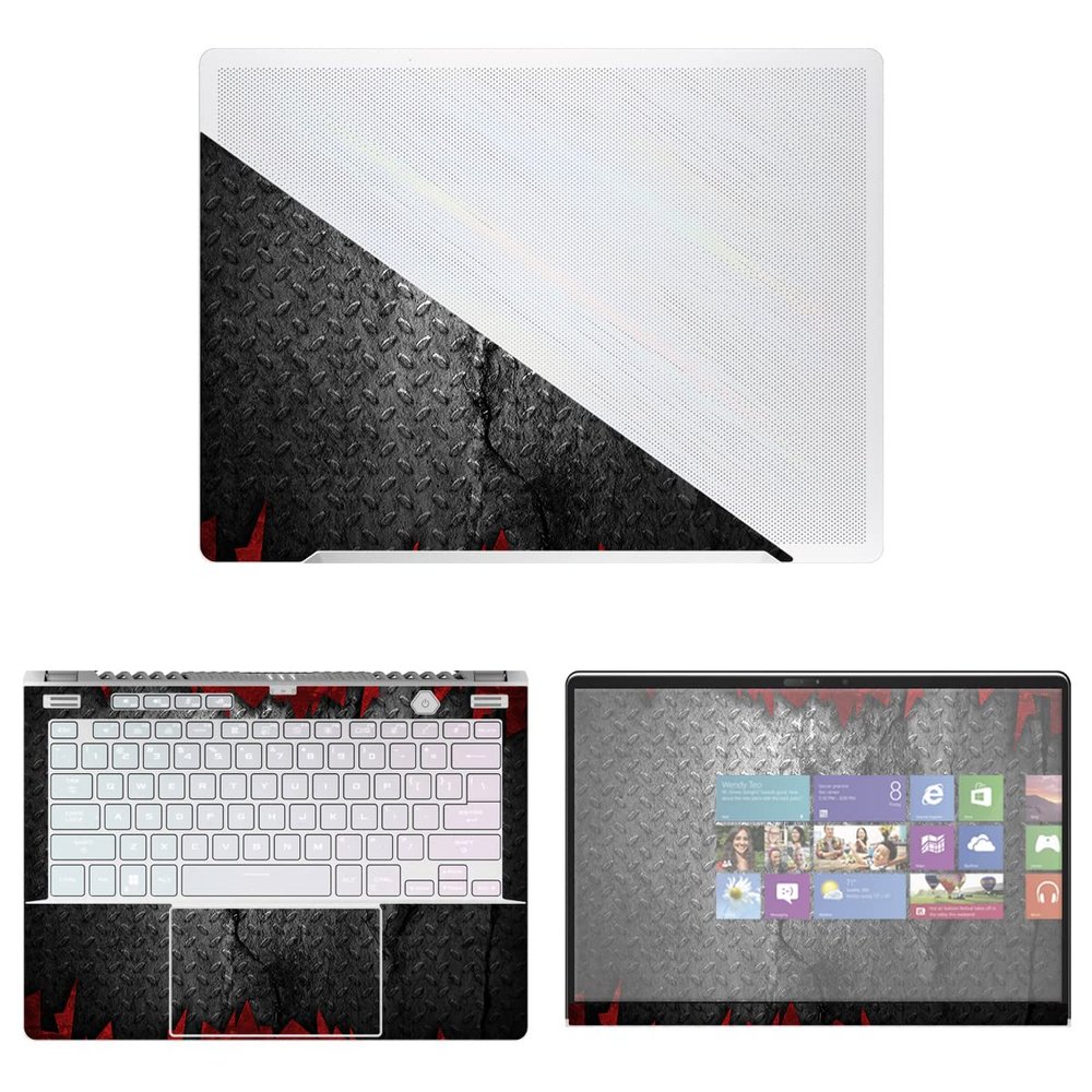 Decalrus - Protective Decal Skin Sticker for The Asus ROG Zephyrus G14 GA402 (14" Screen) case Cover wrap ASrogZep14_GA402-112