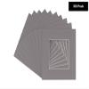 16x16 Mat for 20x20 Frame - Precut Mat Board Acid-Free Charcoal 16x16 Photo Matte for a 20x20 Picture Frame, Premium Matboard for Family Photos, Show Kits, Art, Picture Framing, Pack of 100 Mats view 2