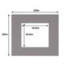 16x16 Mat for 20x20 Frame - Precut Mat Board Acid-Free Charcoal 16x16 Photo Matte Made to Fit a 20x20 Picture Frame, Premium Matboard for Family Photos, Show Kits, Art, Picture Framing, Pack of 1 Mat view 4