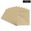 Poster Palooza Linen 24x36 Picture Frame Mats with White Core for 20x30 Pictures - Fits 24x36 Frame - Pack of 10 Mats view 2