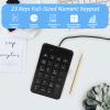 Cuifati 23 Keys Full-Sized Numeric Keypad, Wired USB Number Pad, Comfortable Touch Ergonomic Design, Low Noise Keys, Ultra-Slim Portable Numeric Keyboard for or for Linux view 2