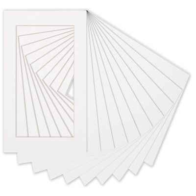 16x16 Mat for 20x20 Frame - Precut Mat Board Acid-Free White 16x16 Photo Matte Made to Fit a 20x20 Picture Frame, Premium Matboard for Family Photos, Show Kits, Art, Picture Framing, Pack of 100 Mats