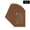 16x16 Mat for 20x20 Frame - Precut Mat Board Acid-Free Brown 16x16 Photo Matte Made to Fit a 20x20 Picture Frame, Premium Matboard for Family Photos, Show Kits, Art, Picture Framing, Pack of 25 Mats view 3