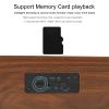 Cuifati Bluetooth Speaker, Wooden Surround Sound Intelligent Speaker for Laptop Cellphone (Brown Wood Grain (Export)) view 4