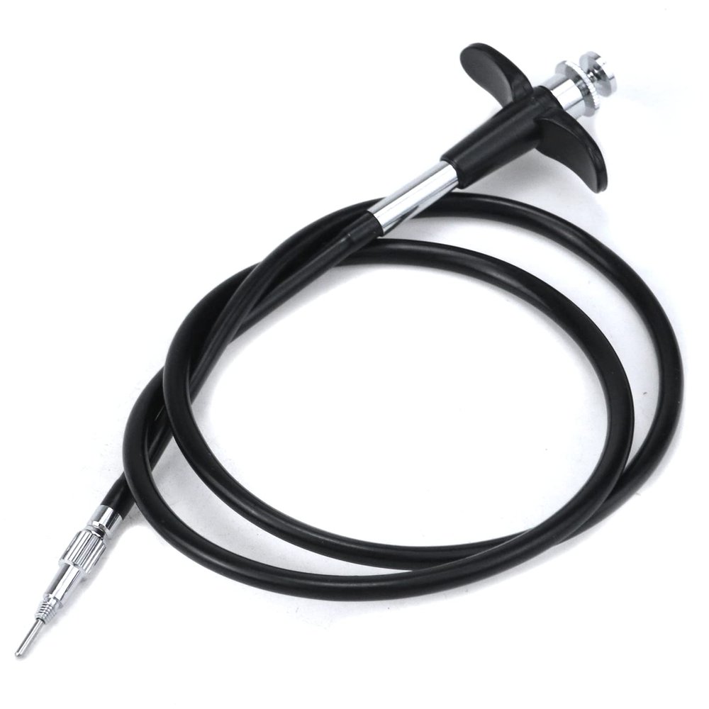 Pastlla 28"(70cm) Threaded Release Cable Vibration-Free Black Shutter Release Cable Shutter Release Cable with Bulb-Lock Mechanical Shutter Release Cable