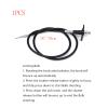 Pastlla 28"(70cm) Threaded Release Cable Vibration-Free Black Shutter Release Cable Shutter Release Cable with Bulb-Lock Mechanical Shutter Release Cable view 2