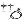Pastlla 28"(70cm) Threaded Release Cable Vibration-Free Black Shutter Release Cable Shutter Release Cable with Bulb-Lock Mechanical Shutter Release Cable view 3