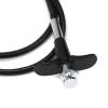 Pastlla 28"(70cm) Threaded Release Cable Vibration-Free Black Shutter Release Cable Shutter Release Cable with Bulb-Lock Mechanical Shutter Release Cable view 4