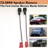 2 Pack 72-5600 Speaker Harness Replacement for Ford Speaker Wire Harness Adapter Replacement for Ford F150 F250 Escape Mustang Lincoln Mazda Speaker Wiring Harness Adapter view 2