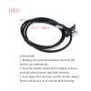Pastlla 39.4"(100cm) Threaded Release Cable Vibration-free Black Shutter Release Cable Shutter Release Cable with Bulb-Lock Mechanical Shutter Release Cable view 2