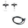 Pastlla 39.4"(100cm) Threaded Release Cable Vibration-free Black Shutter Release Cable Shutter Release Cable with Bulb-Lock Mechanical Shutter Release Cable view 3