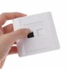 CHJIENJUJIDZ 2 Ports CAT6 RJ45 Network Wall Plate with Female to Female Connector view 4