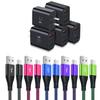 Quick Fast Charge 3.0 Wall Charger with Type C Cable 10ft, 5 Pack 30W Dual USB Power Adapter & 5 Pack Type C Charger Compatible with Samsung Galaxy S10 S9 S8, Note 10 9 view 1