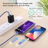 Quick Fast Charge 3.0 Wall Charger with Type C Cable 10ft, 5 Pack 30W Dual USB Power Adapter & 5 Pack Type C Charger Compatible with Samsung Galaxy S10 S9 S8, Note 10 9 view 2