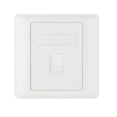 86 Type Gigabit Network Panel RJ45 Cat6 Outlet Wall Plate Socket Keystone Faceplate