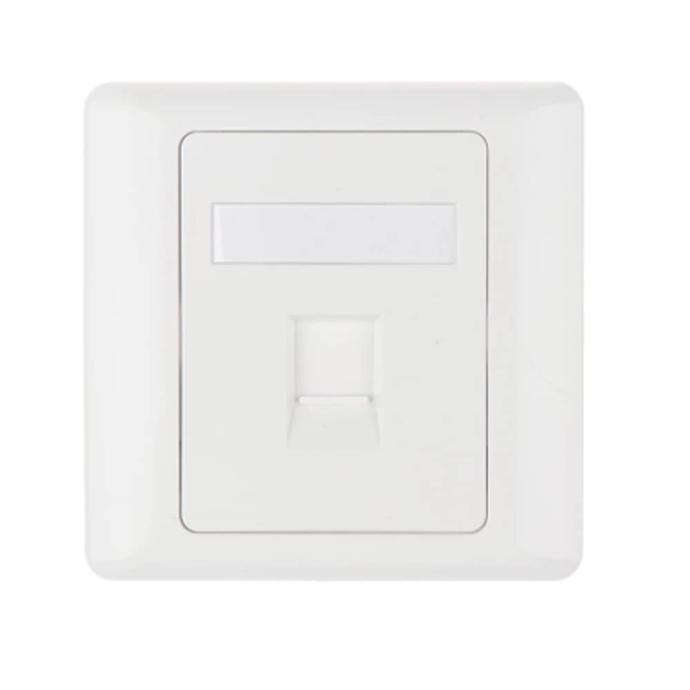 86 Type Gigabit Network Panel RJ45 Cat6 Outlet Wall Plate Socket Keystone Faceplate