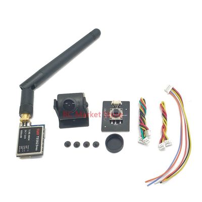 Replacement Part For Easy To Use FPV System Combo Cmos 1200TVL Color Video Camera With 5.8G 40CH 600mW Transmitter For RC Quadcopter FPV Racing Drone - (Color: VTX And Camera)