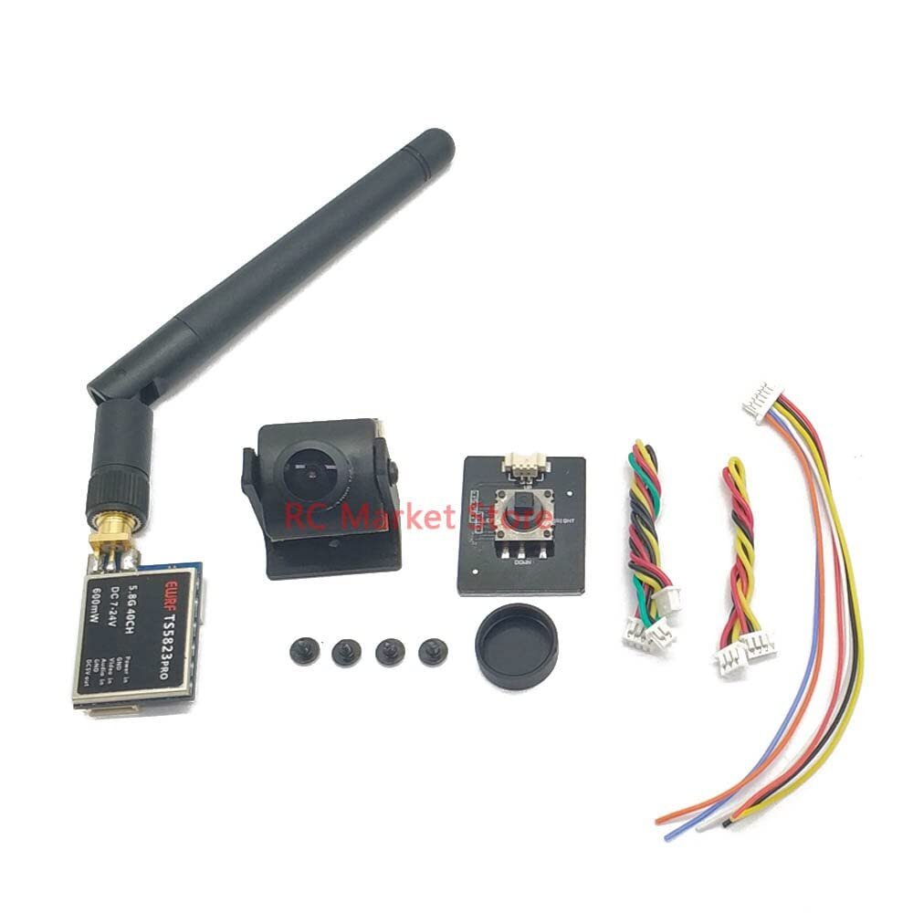 Replacement Part For Easy To Use FPV System Combo Cmos 1200TVL Color Video Camera With 5.8G 40CH 600mW Transmitter For RC Quadcopter FPV Racing Drone - (Color: VTX And Camera)