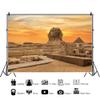 12x10ft Egypt Backdrop Desert Egyptian Sphinx Pyramid Ancient Egypt Scene Photography Background Egyptian Travel Themed Party Decorations Supplies Adults Travel Portraits Photo Shoot Studio Props view 2