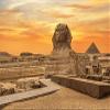 12x10ft Egypt Backdrop Desert Egyptian Sphinx Pyramid Ancient Egypt Scene Photography Background Egyptian Travel Themed Party Decorations Supplies Adults Travel Portraits Photo Shoot Studio Props view 4