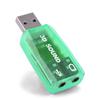 VizGiz 3 Pack USB Sound Card Adapter 5.1 Channel 3D External USB to 3.5MM 1/8 Audio Jack Stereo Headset Mic Microphone Headphone Earphone Plug and Play for Raspberry Pi Windows Mac Linux PC Computer view 2
