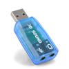VizGiz 3 Pack USB Sound Card Adapter 5.1 Channel 3D External USB to 3.5MM 1/8 Audio Jack Stereo Headset Mic Microphone Headphone Earphone Plug and Play for Raspberry Pi Windows Mac Linux PC Computer view 4