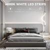 GUOTONG 50ft Waterproof LED Strip Lights, 6000K Daylight White IP44 Tape Light, 15M 12V Rope Light Strong 3M Adhesive, for Home,Kitchen, Patio, Balcony, Party, Wedding, Indoor and Outdoor Decor view 2