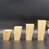 LUOFDCLDDD Furniture LegsSet of 4 Oak Woodniture Legs,Solid Wood Sofa Feet,Slanted Square Coneniture Replacement Feet,Armchair Legs,For Tv Cabinet,Bed,Couch,Dresser,With Mounting Plate,Wood Color/8Cm view 4
