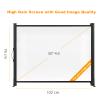 Portable Projector Screen with Stand, 50 Inch 4:3, Outdoor Projector Screen, Lightweight and Retractable, 1.2 High Gain Wrinkle-Free Video Projection Screens, for Home Cinema, Meeting Presentation. view 3