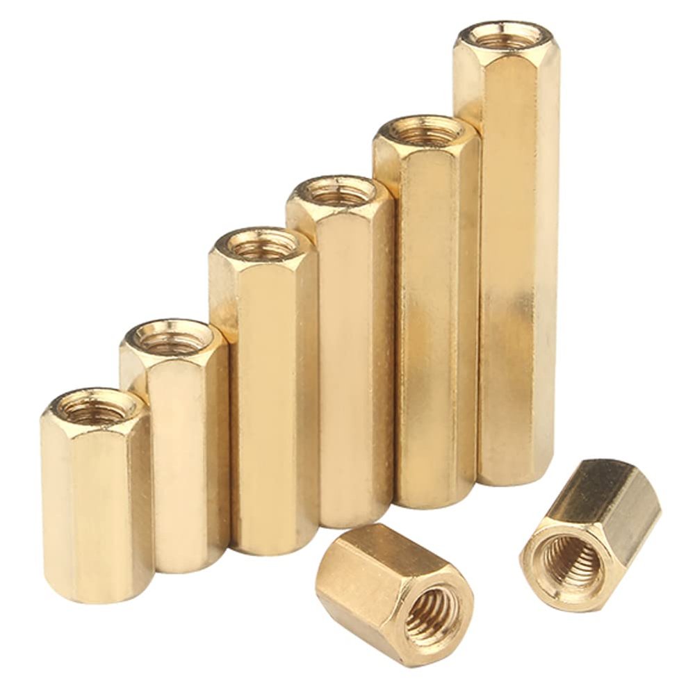 (50pcs) Brass Double PassHexagon Post,Motherboard Stand M2x8mm,Suitable for Model, Drone motherboards.