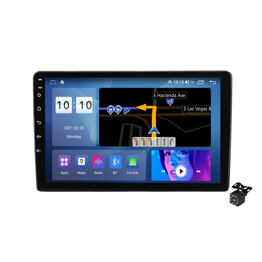 9" Car Radio Stereo Multimedia Player with GPS Navigation for Renault Dacia Duster Arkana 2015-2018, Android 11 Touch Screen Support WiFi/Bluetooth/FM/SWC + Backup Camera,M300s/3+32g