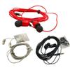 VizGiz 3 Pack 10FT Earbuds 3.5mm Stereo 3 Pole Headset Earphones 3 Meter Long Extension Wired Cord Cable Earphone Monitor in-Ear Headphone for Live Streamer Webcast Broadcast Phone Computer view 1