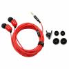 VizGiz 3 Pack 10FT Earbuds 3.5mm Stereo 3 Pole Headset Earphones 3 Meter Long Extension Wired Cord Cable Earphone Monitor in-Ear Headphone for Live Streamer Webcast Broadcast Phone Computer view 4