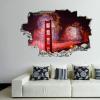 3D Self-adesive Removable Break Through The Wall Vinyl Wall Stickers/Murals Art Decals Stickers Golden Gate Bridge 75th Birthday Fireworks 24 x 16 Inch Wall Decor for Kids, Made in USA view 1